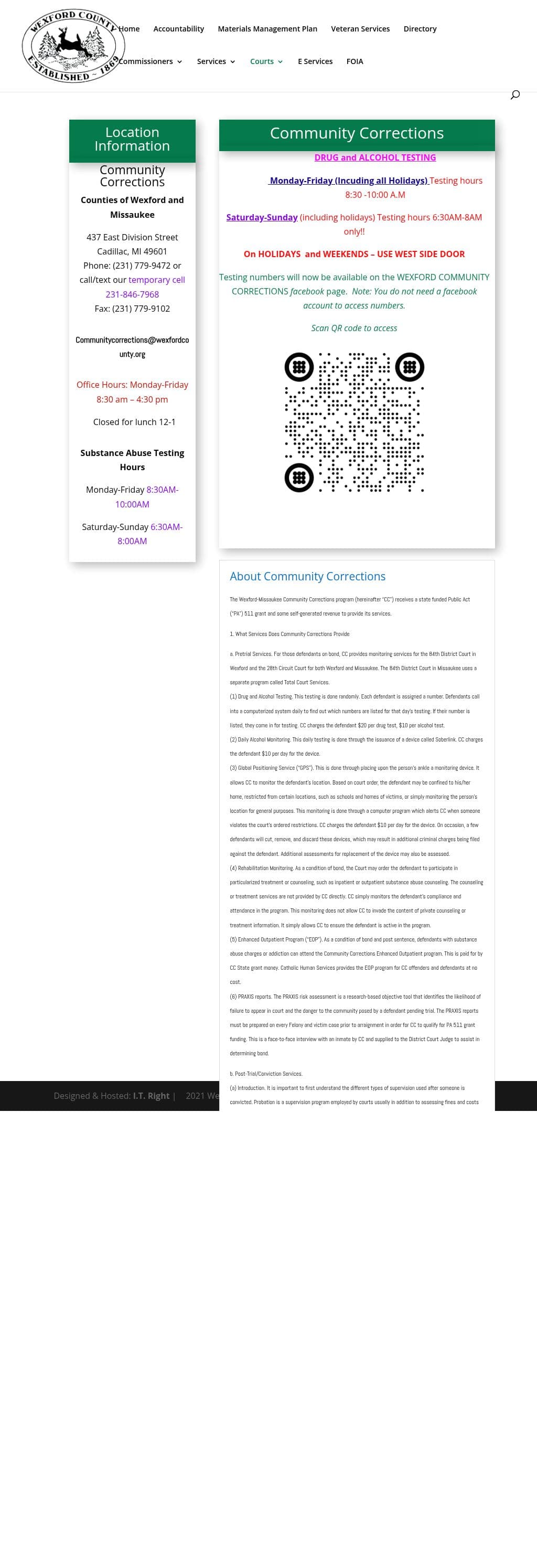 Wexford County Cadillac MI