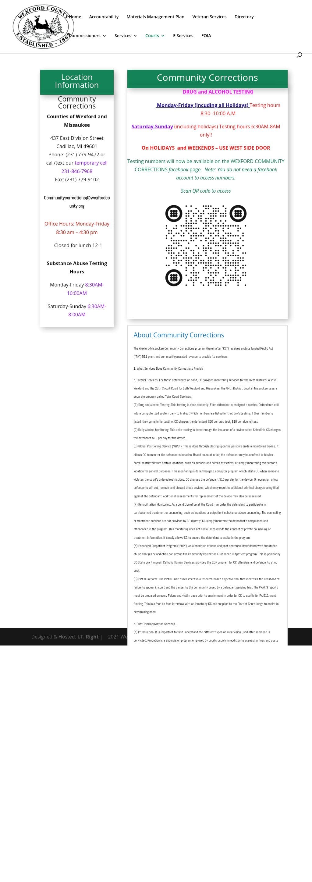 Wexford County Cadillac MI