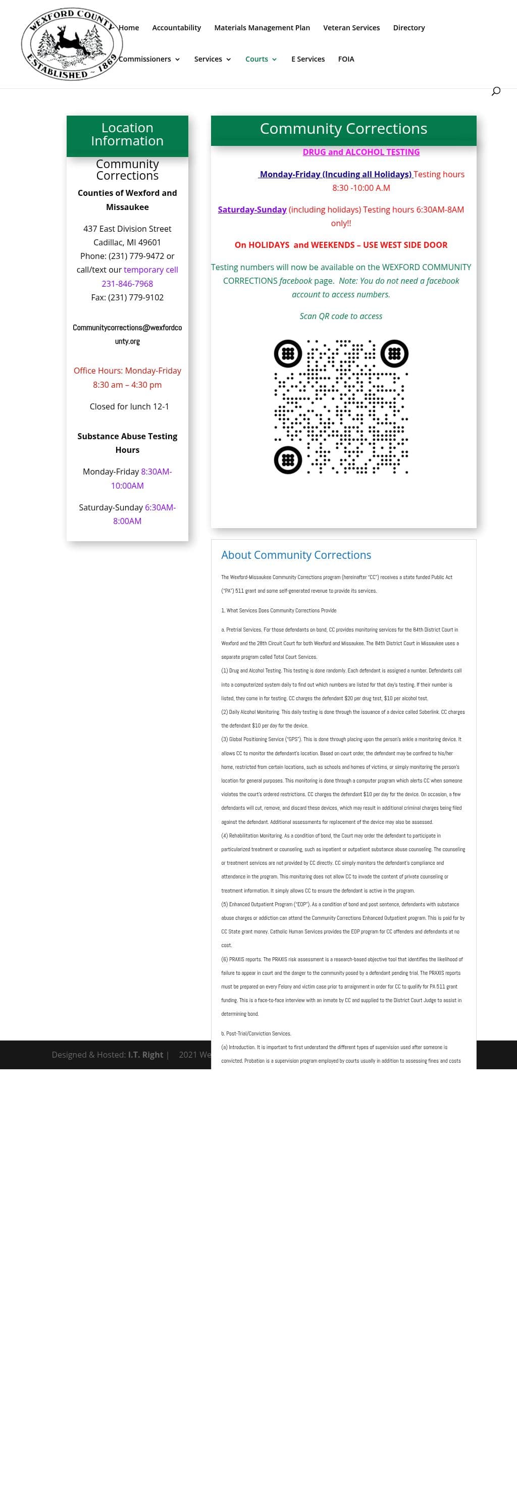 Wexford County Cadillac MI