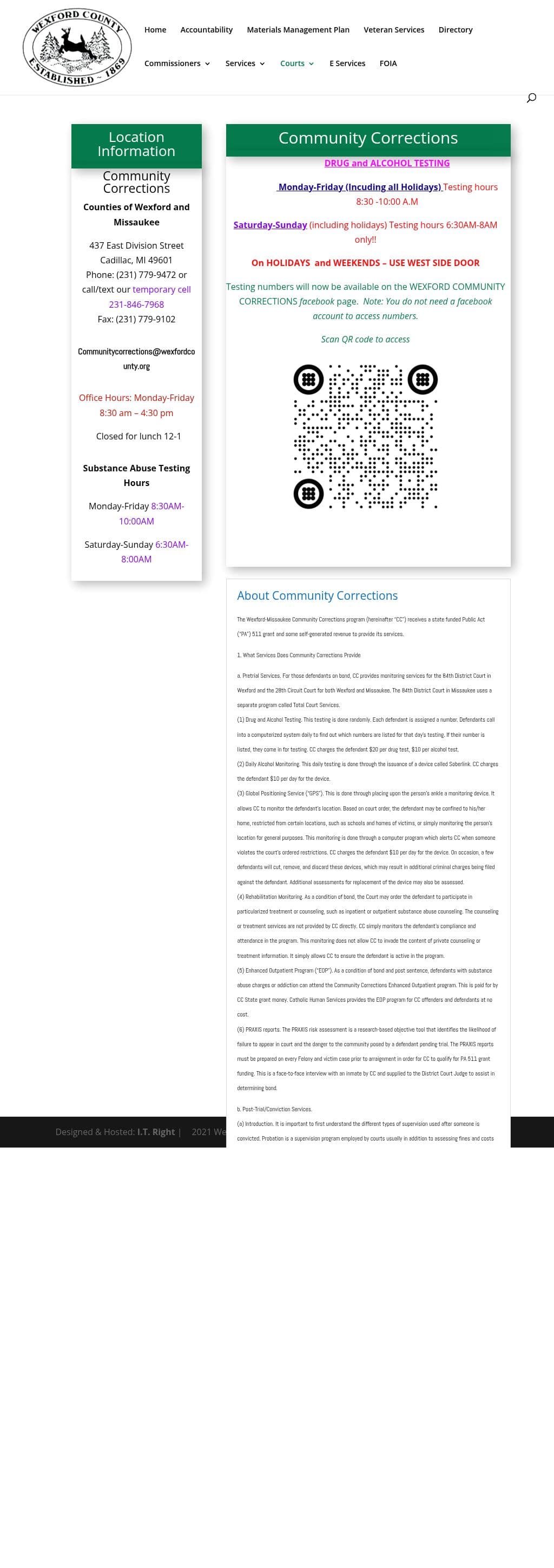 Wexford County Cadillac MI