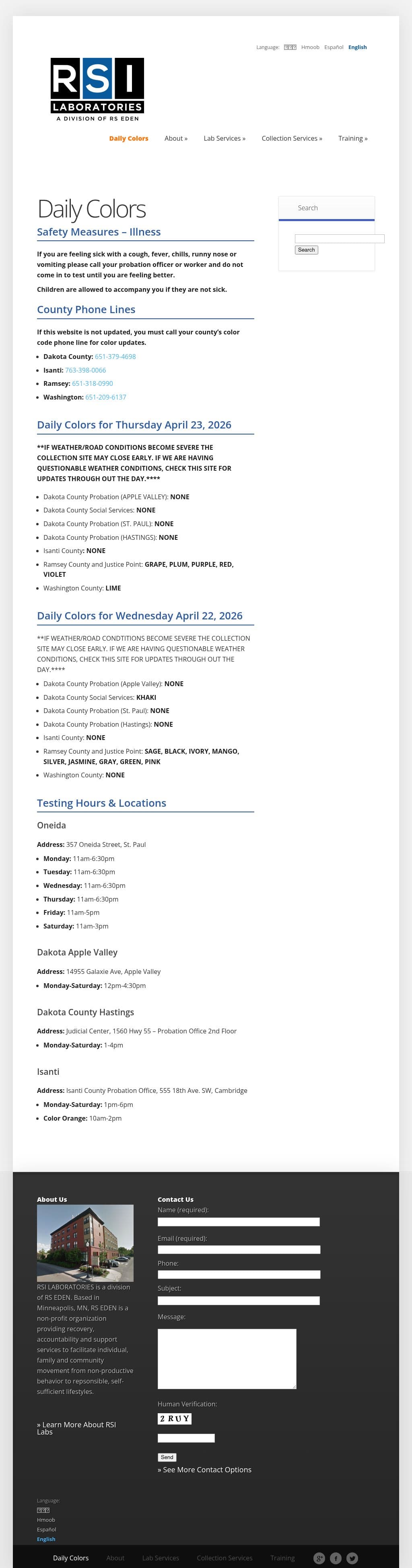 RSI Apple Valley in Dakota County, Apple Valley MN