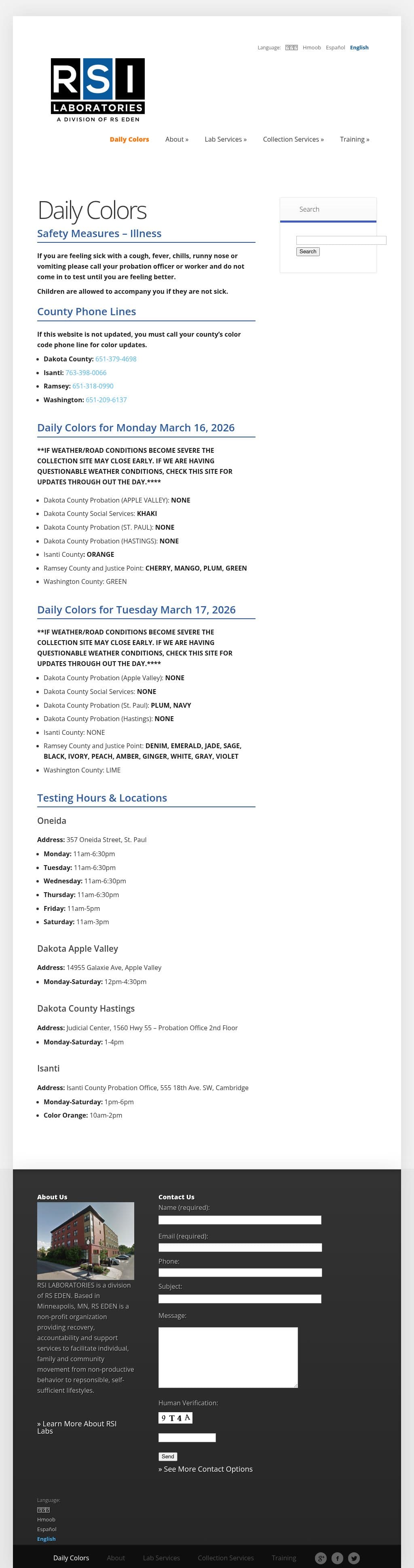 RSI Isanti County Cambridge MN