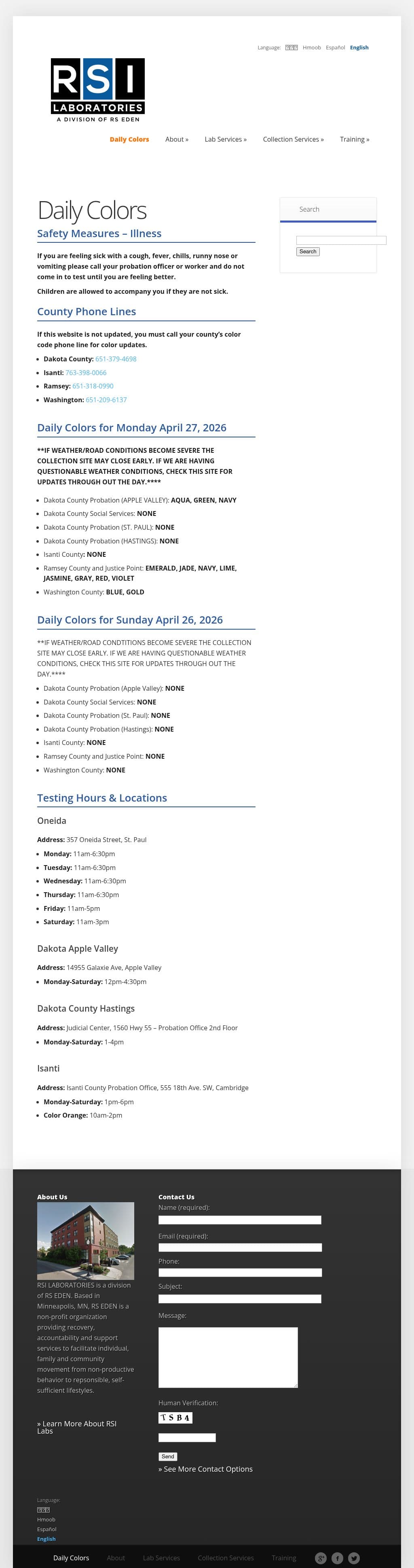 RSI Isanti County Cambridge MN