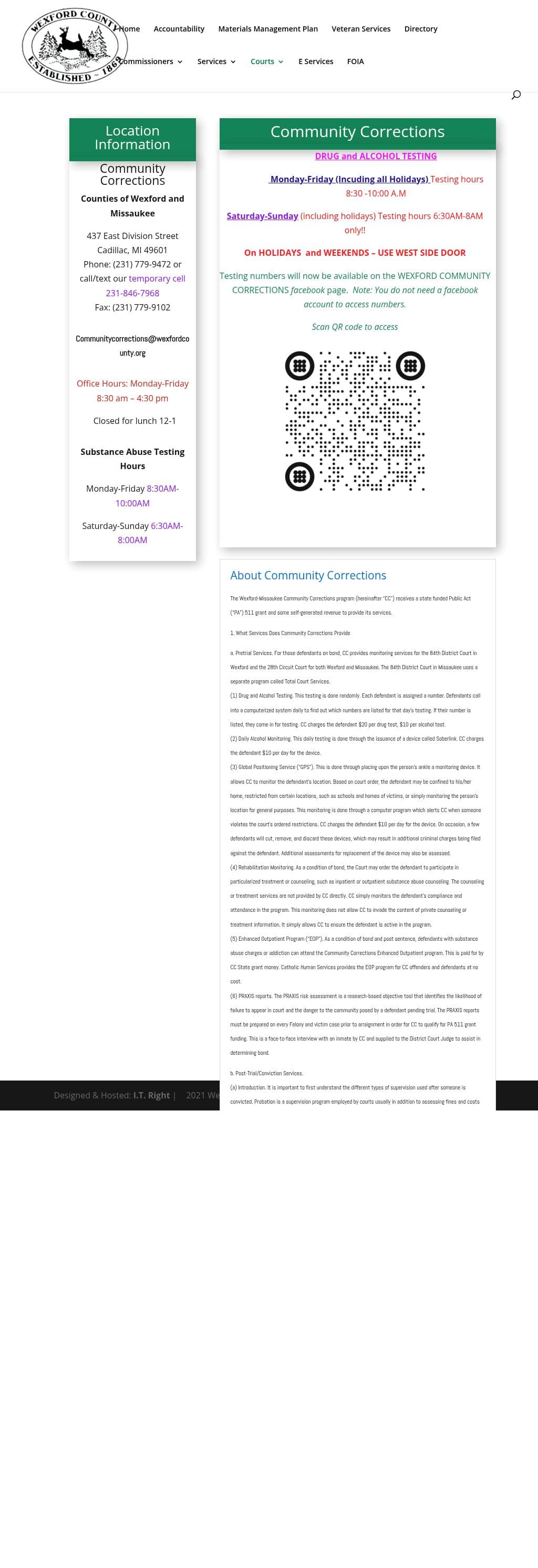 Wexford County Cadillac MI